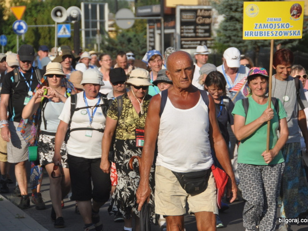 Pielgrzymi przybyli do Biłgoraja, po raz 35. (FOTO)