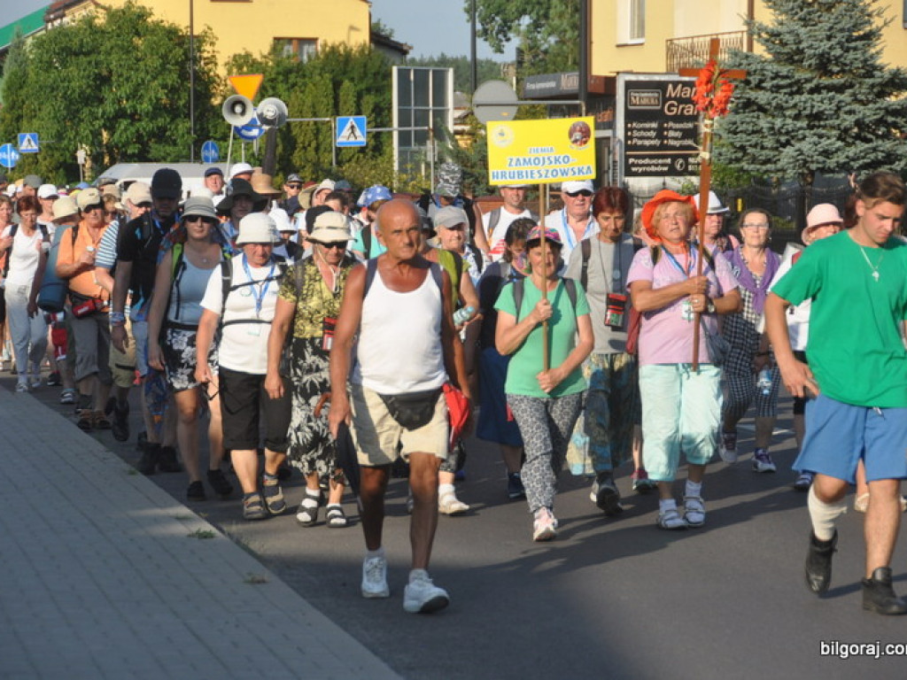 Pielgrzymi przybyli do Biłgoraja, po raz 35. (FOTO)