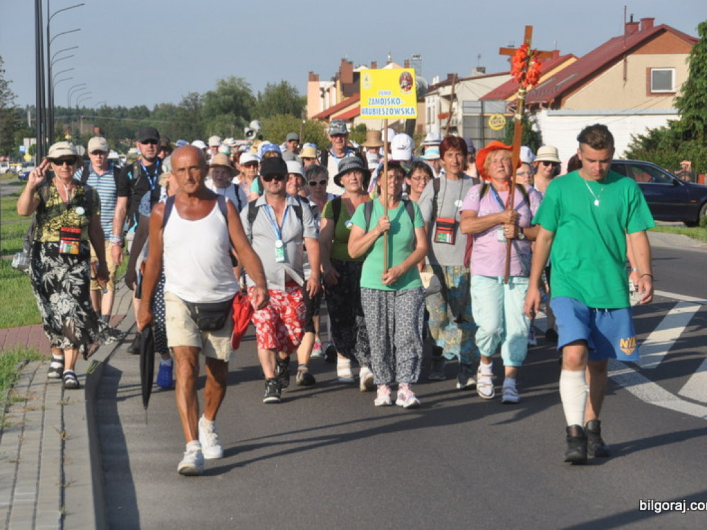Pielgrzymi przybyli do Biłgoraja, po raz 35. (FOTO)
