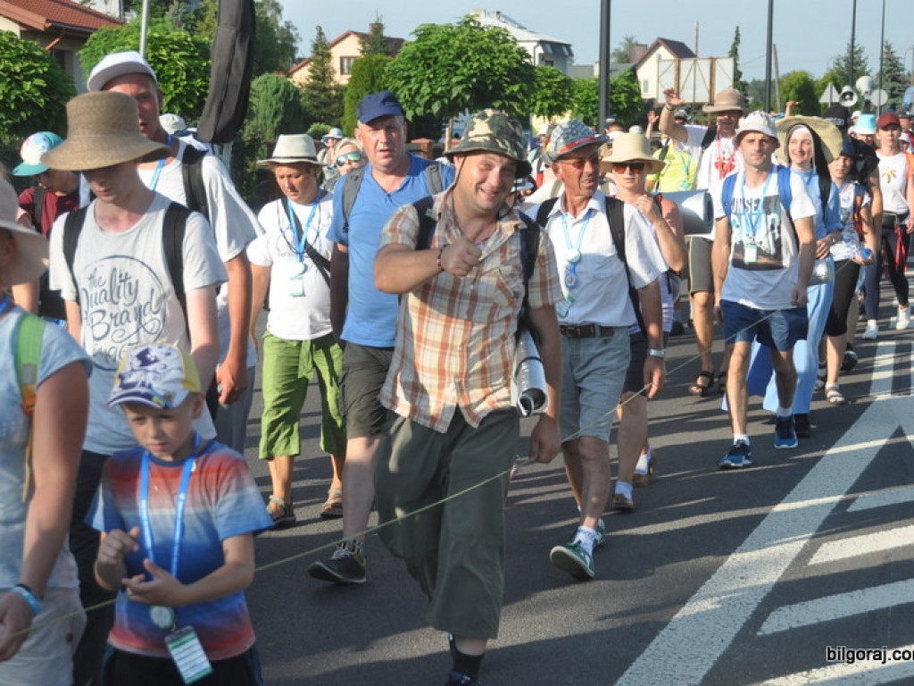 Pielgrzymi przybyli do Biłgoraja, po raz 35. (FOTO)