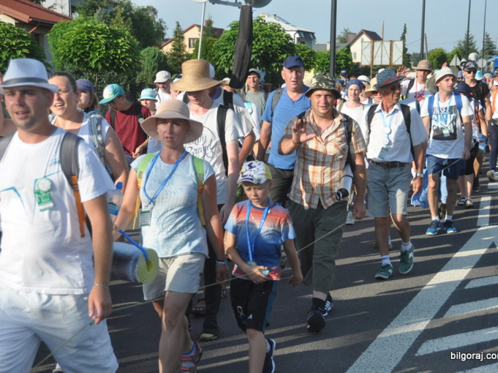 Pielgrzymi przybyli do Biłgoraja, po raz 35. (FOTO)