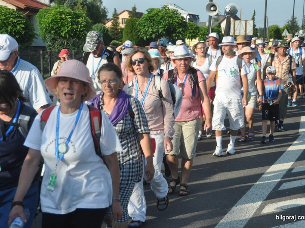 Pielgrzymi przybyli do Biłgoraja, po raz 35. (FOTO)