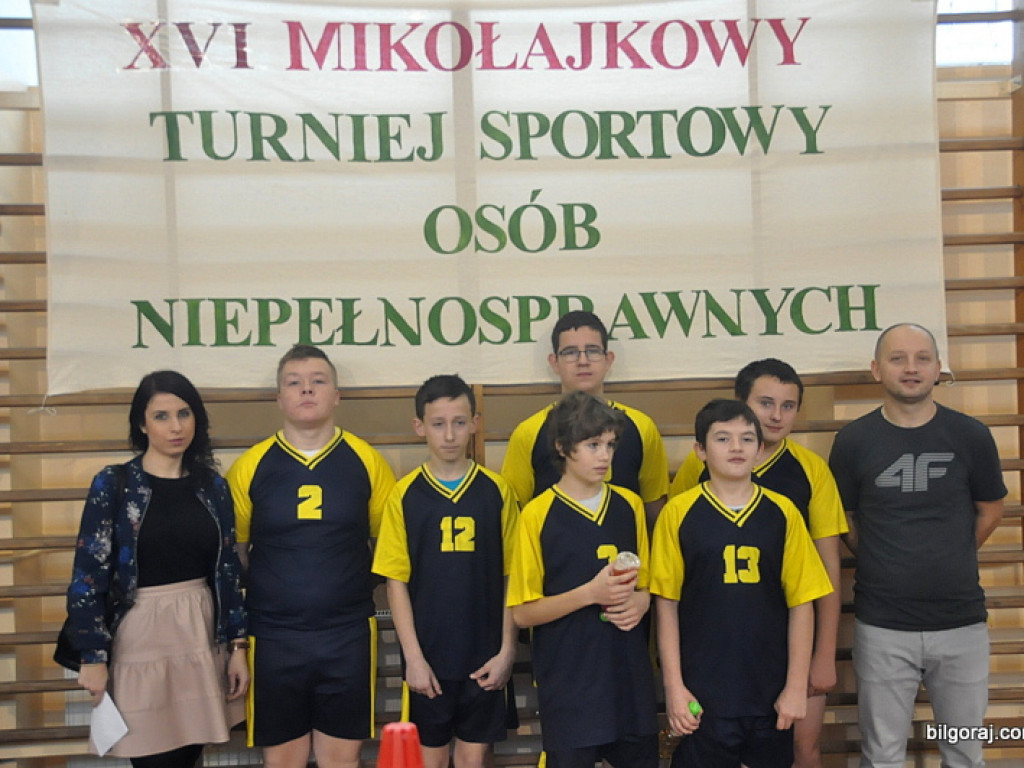 XVI Mikołajkowy Turniej Sportowy Osób Niepełnosprawnych (FOTO)