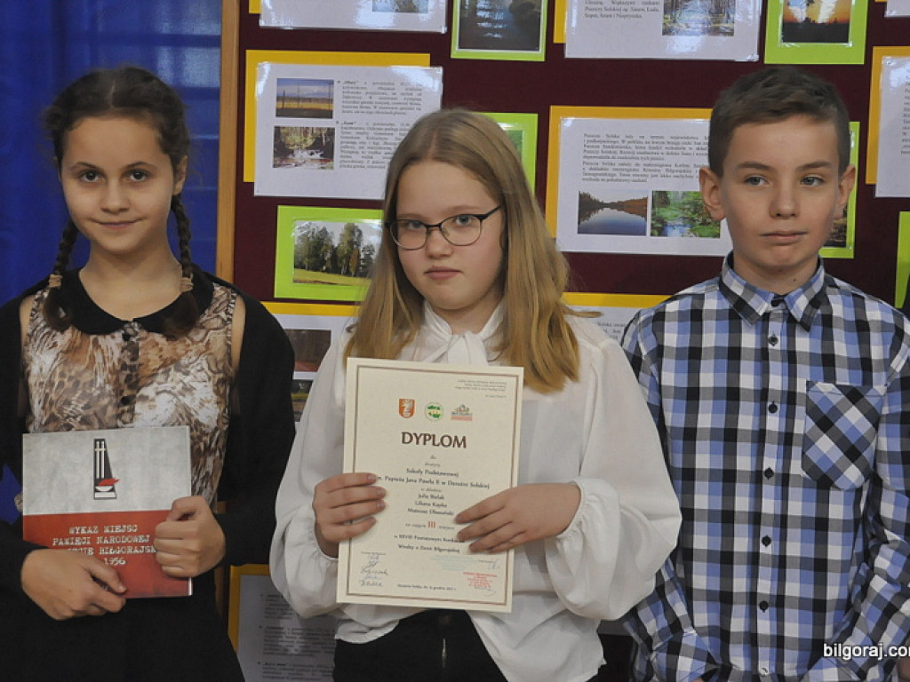 XXVIII Powiatowy Konkurs Wiedzy o Ziemi Biłgorajskiej (FOTO, WYNIKI)