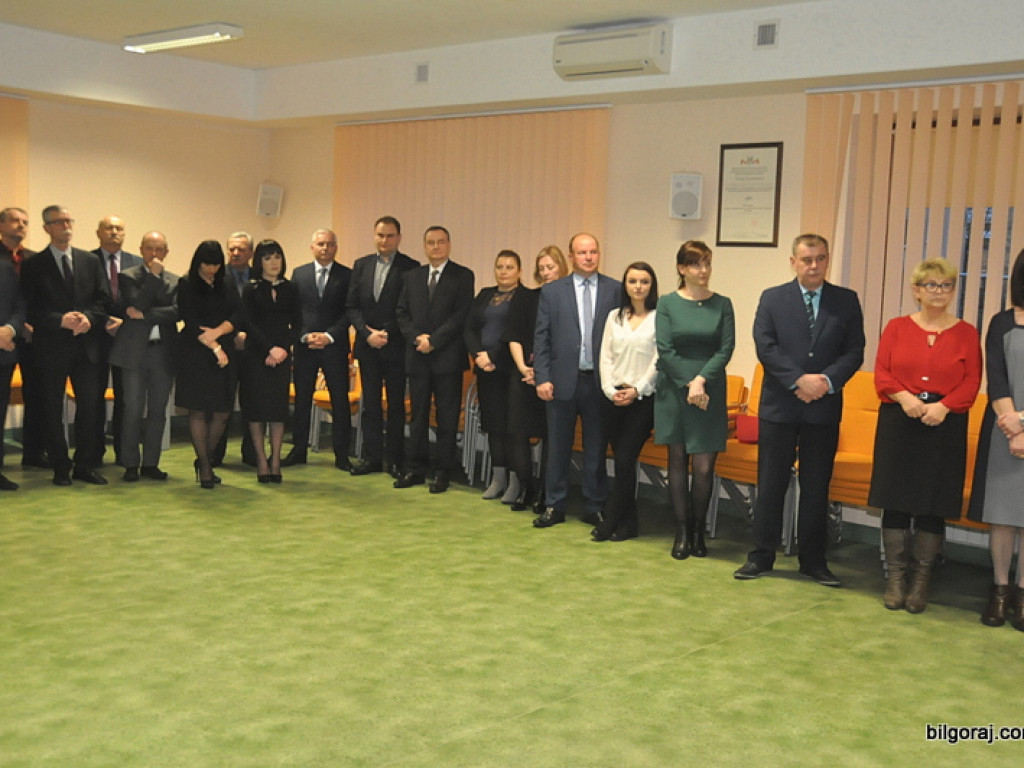 Spotkanie opłatkowe Rady Powiatu i pracowników Starostwa Powiatowego w Biłgoraju (FOTO)