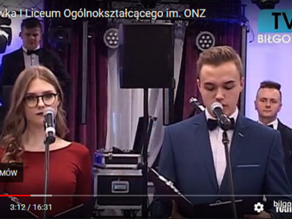 Studniówka I Liceum Ogólnokształcącego im. ONZ (FOTO, VIDEO)