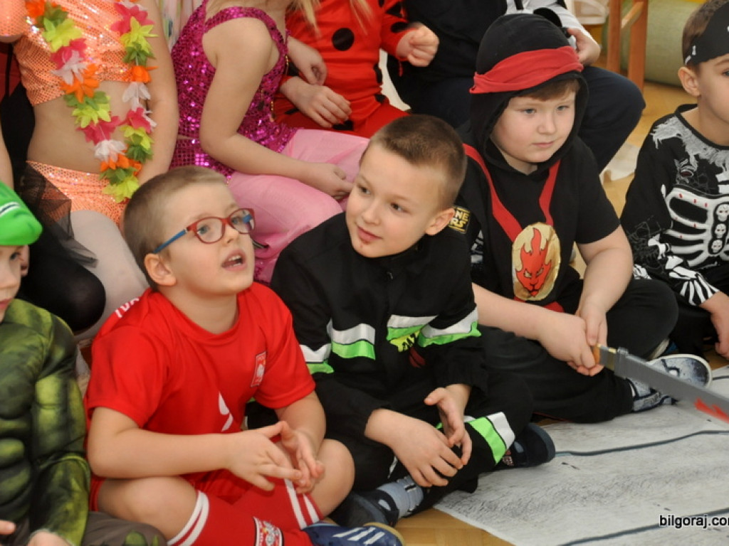 Karnawałowe szaleństwo w Samorządowym Przedszkolu Nr 3 w Biłgoraju (FOTO)