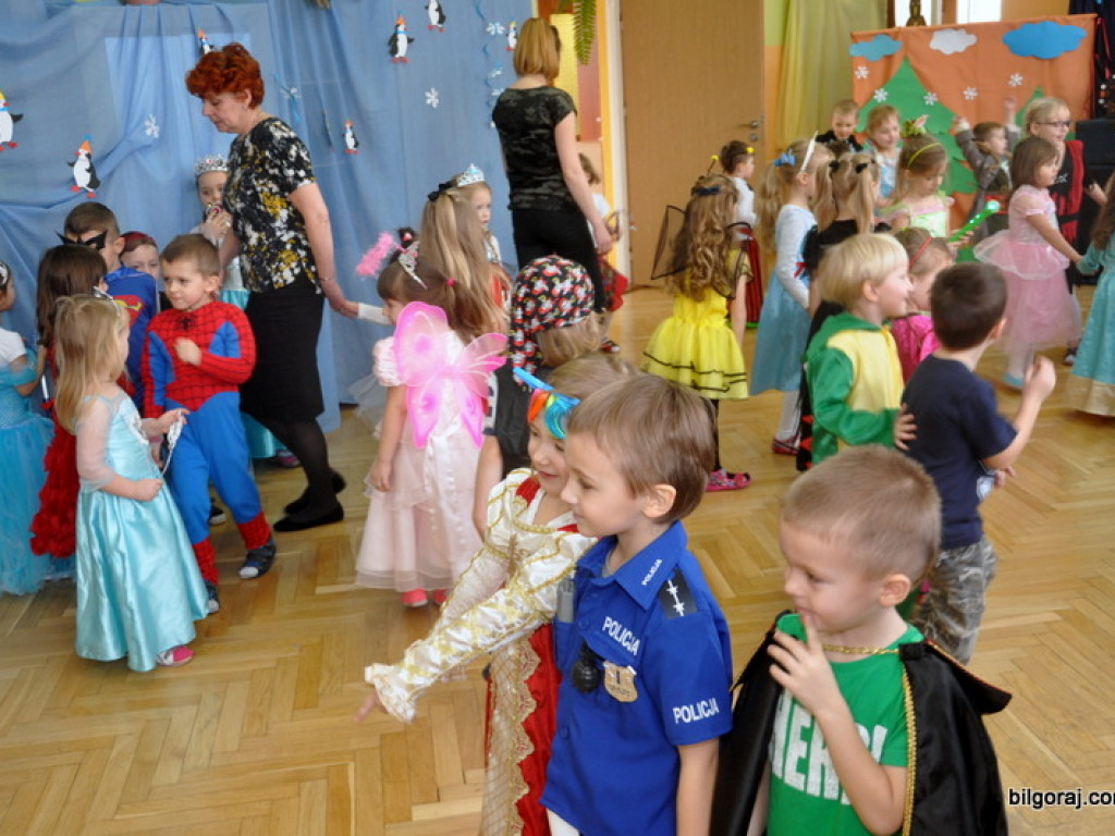 Karnawałowe szaleństwo w Samorządowym Przedszkolu Nr 3 w Biłgoraju (FOTO)