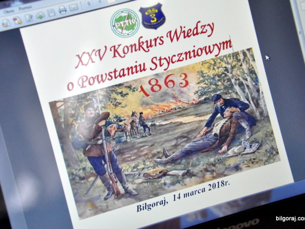 Konkurs wiedzy o powstaniu styczniowym (FOTO, WYNIKI)