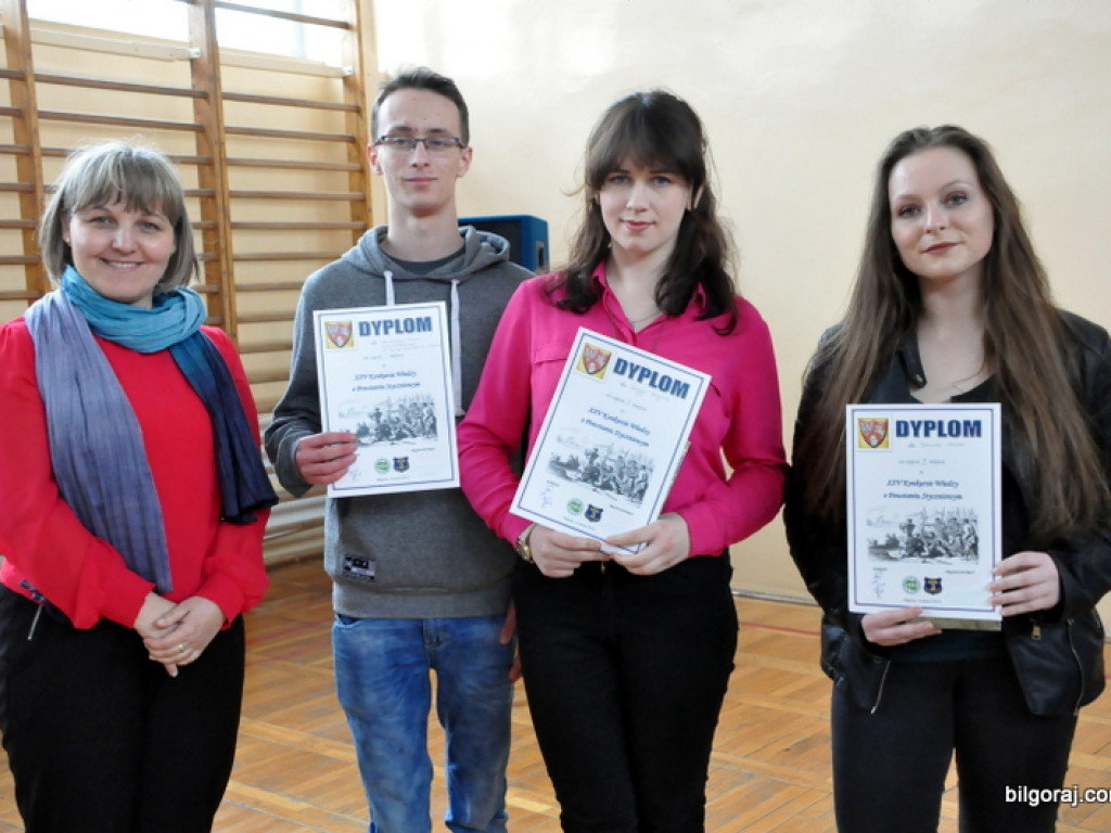 Konkurs wiedzy o powstaniu styczniowym (FOTO, WYNIKI)