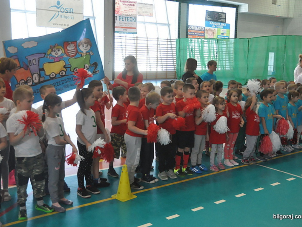 Przedszkolaki powitały wiosnę... na sportowo (FOTO)