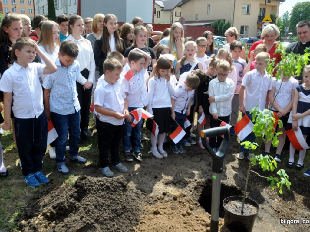 Na pamiątkę 100-lecia odzyskania niepodległości posadzili dąb (FOTO)