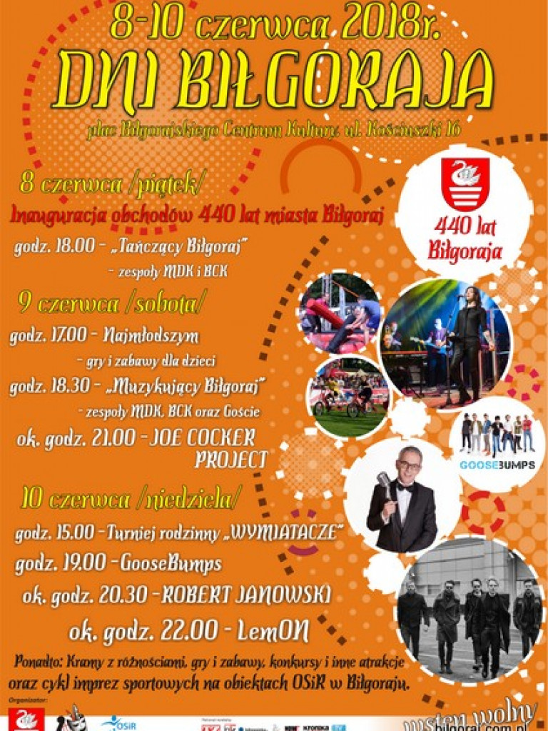 Dni Biłgoraja 8 - 10 czerwca. Sprawdź atrakcje i program!