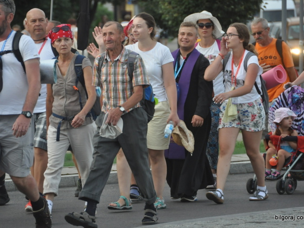 Pątnicy zawitali do Biłgoraja (FOTO, VIDEO)