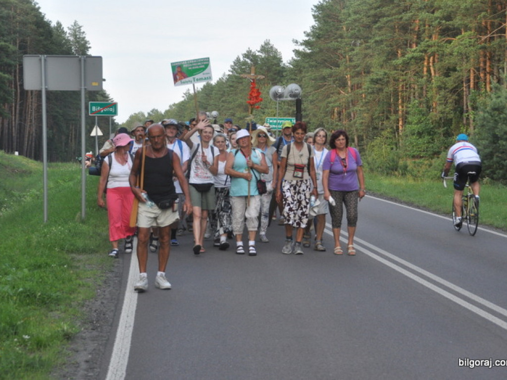 Pątnicy zawitali do Biłgoraja (FOTO, VIDEO)