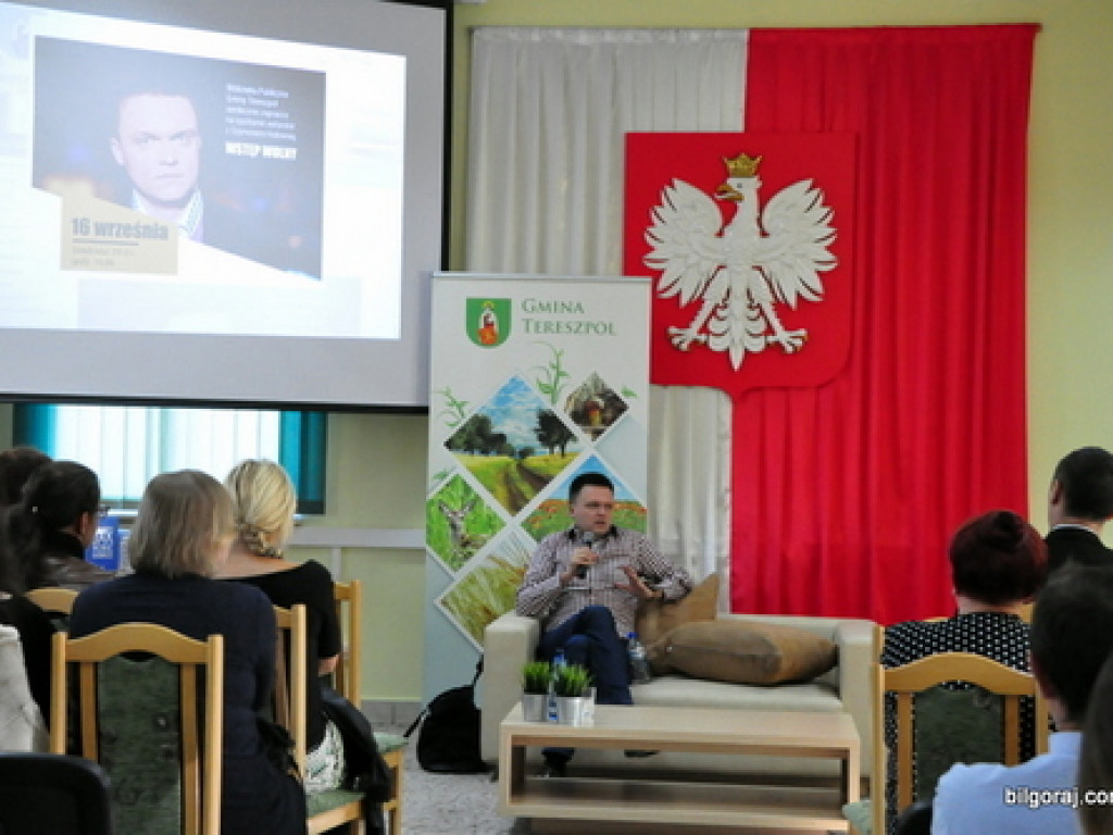 Spotkanie z Szymonem Hołownią w Tereszpolu (FOTO)