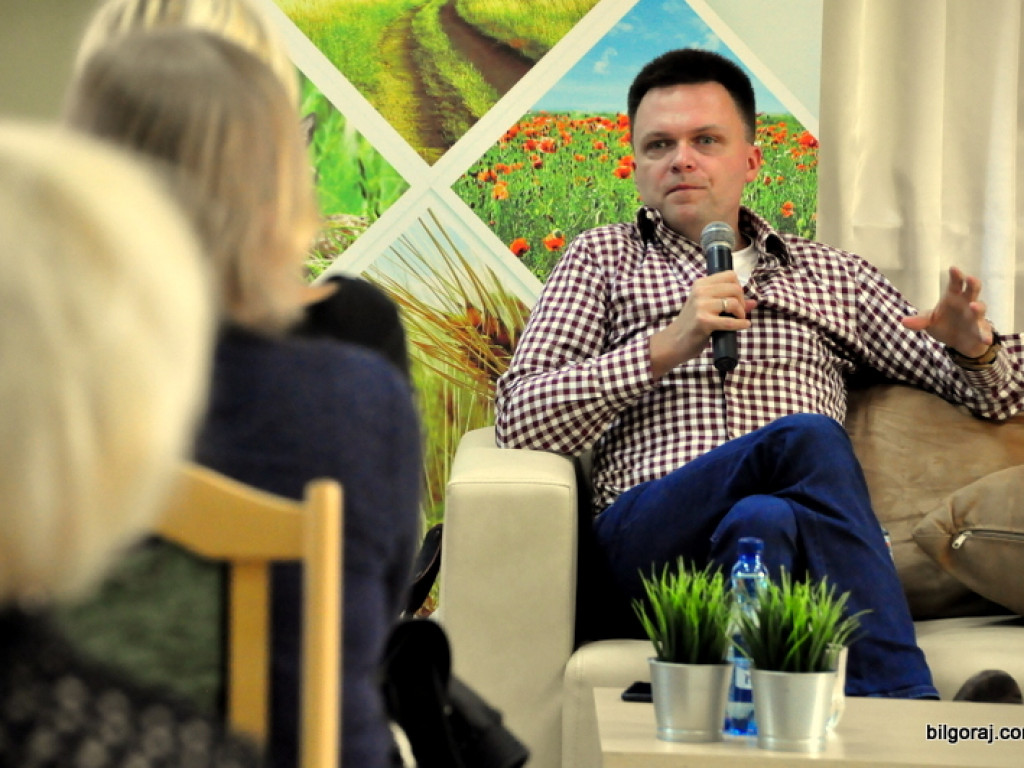 Spotkanie z Szymonem Hołownią w Tereszpolu (FOTO)