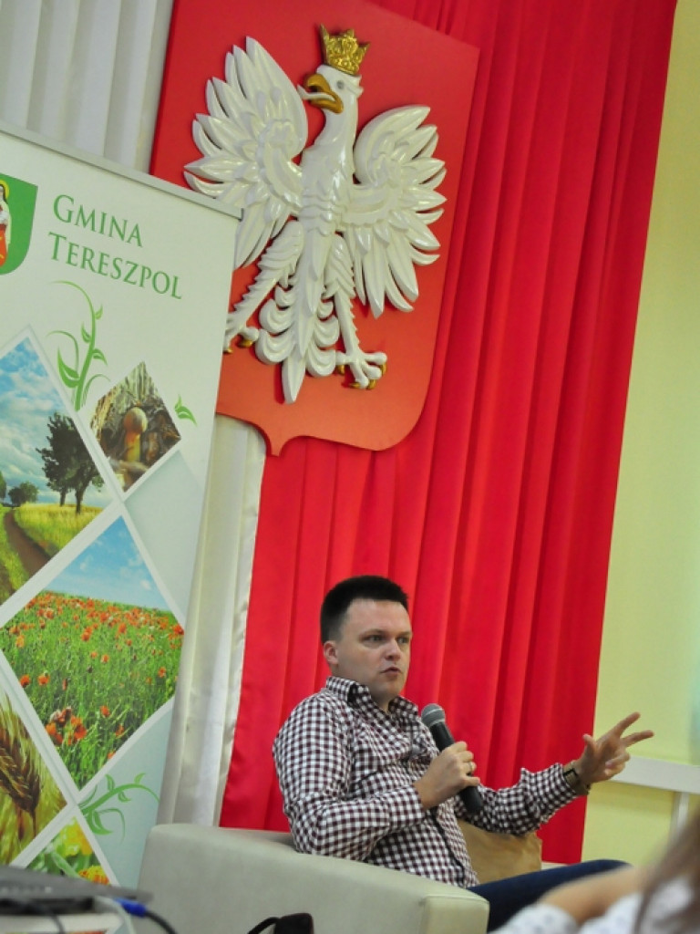Spotkanie z Szymonem Hołownią w Tereszpolu (FOTO)