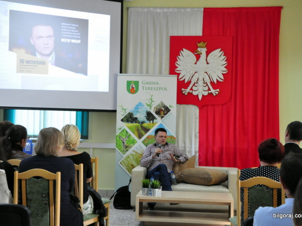 Spotkanie z Szymonem Hołownią w Tereszpolu (FOTO)