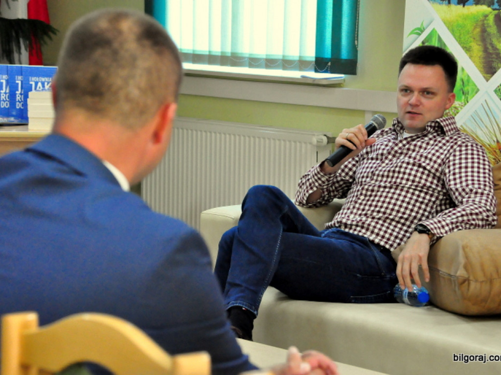Spotkanie z Szymonem Hołownią w Tereszpolu (FOTO)