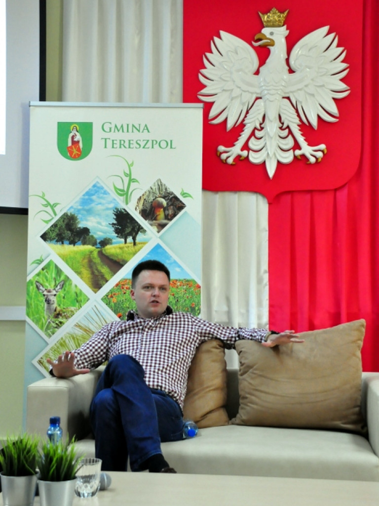 Spotkanie z Szymonem Hołownią w Tereszpolu (FOTO)