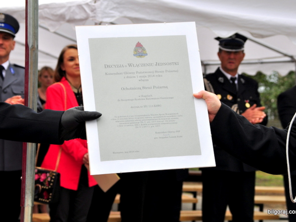 Jednostka OSP Rogale w Krajowym Systemie Ratowniczo - Gaśniczym (FOTO)
