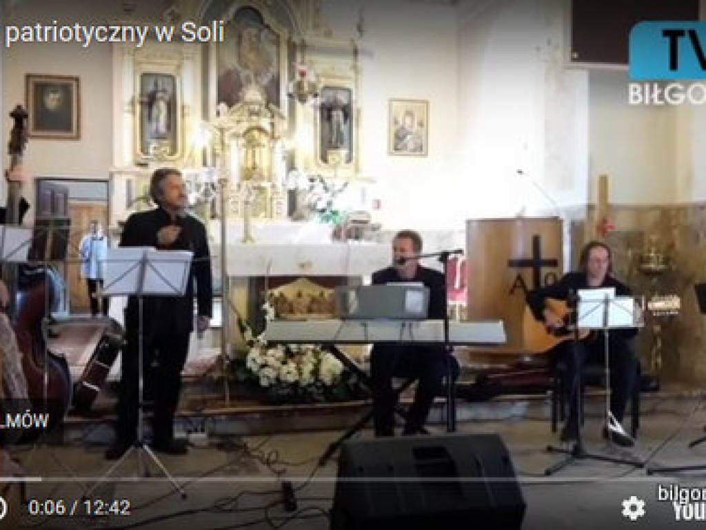 Patriotyczny koncert w Soli (FOTO, VIDEO)