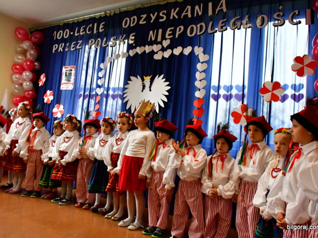 Przedszkolaki pamiętają o 100. rocznicy odzyskania niepodległości (FOTO)
