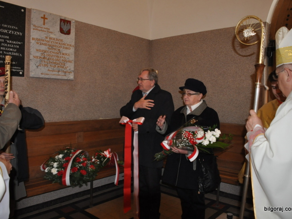 Biłgorajanie uczcili budowniczych kościoła św. Marii Magdaleny (FOTO)
