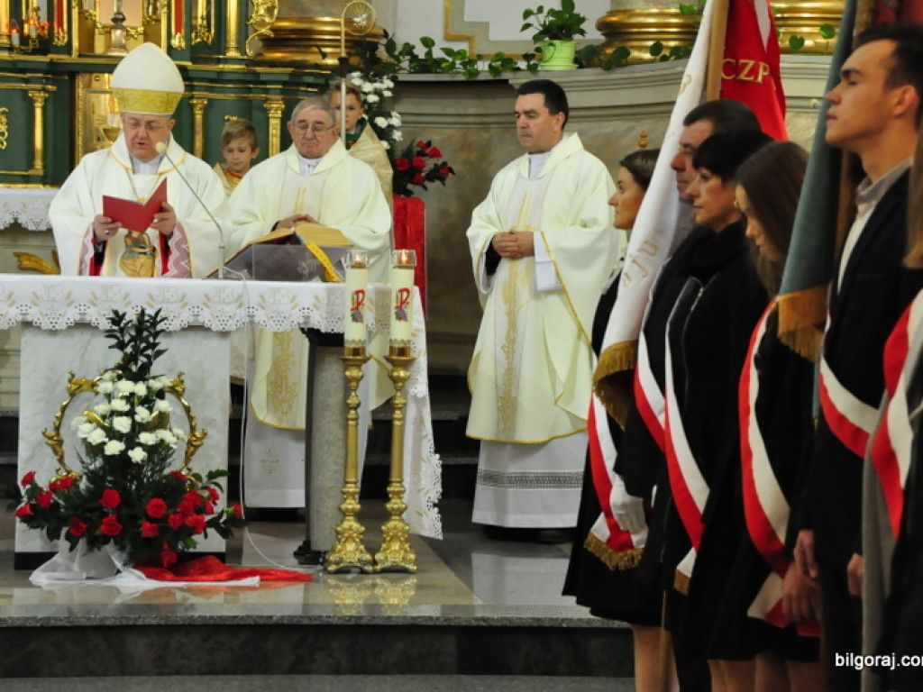 Biłgorajanie uczcili budowniczych kościoła św. Marii Magdaleny (FOTO)