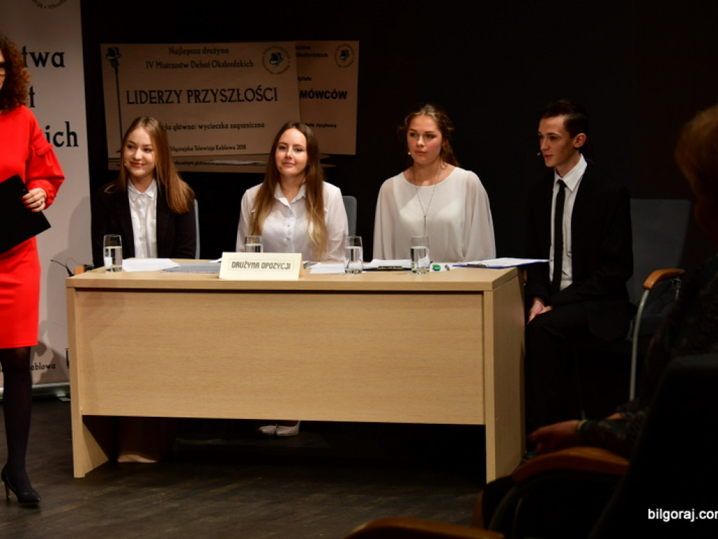 Debaty liderów przyszłości w Biłgoraju (FOTO, WYNIKI)