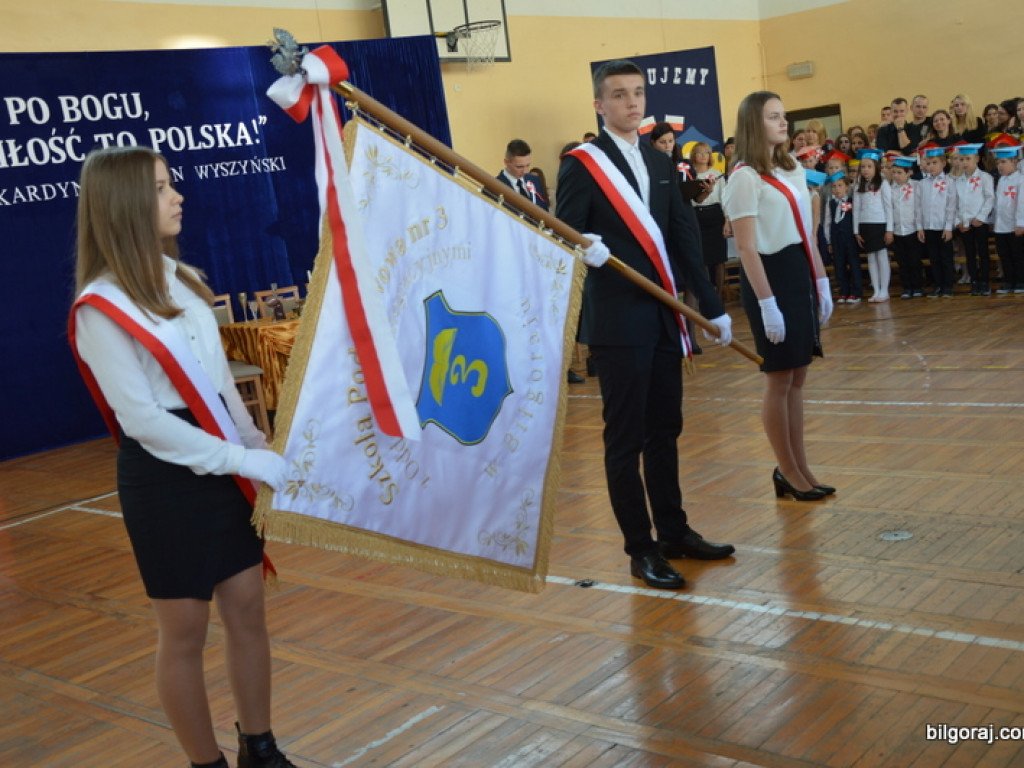 Obchody 100. rocznicy odzyskania niepodległości przez Polskę w SP Nr 3 w Biłgoraju (FOTO)