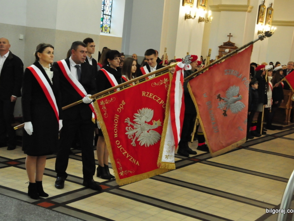 Obchody 100. rocznicy odzyskania niepodległości przez Polskę w SP Nr 3 w Biłgoraju (FOTO)