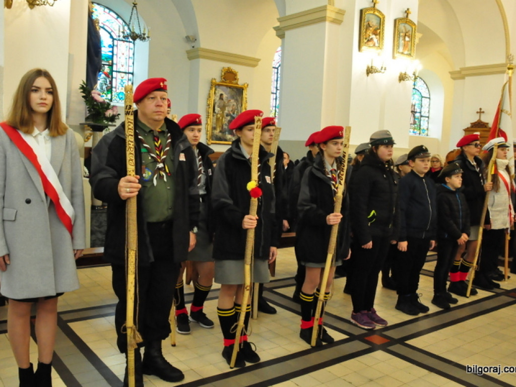 Obchody 100. rocznicy odzyskania niepodległości przez Polskę w SP Nr 3 w Biłgoraju (FOTO)