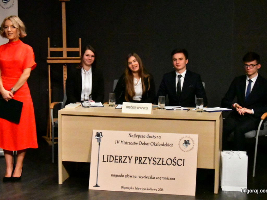 Debaty oksfordzkie w Biłgoraju. W finale zwyciężył ONZ (FOTO)