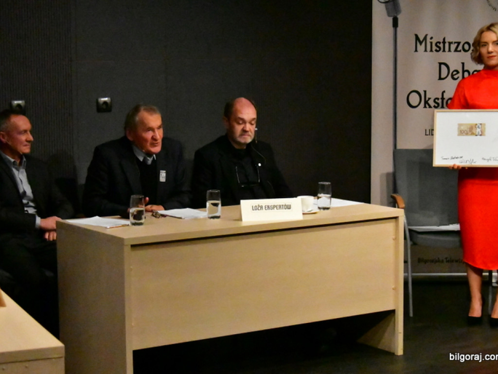 Debaty oksfordzkie w Biłgoraju. W finale zwyciężył ONZ (FOTO)