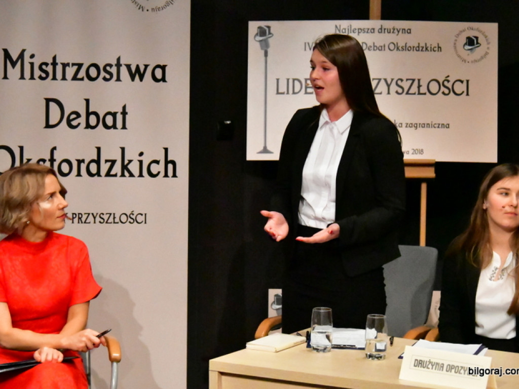Debaty oksfordzkie w Biłgoraju. W finale zwyciężył ONZ (FOTO)