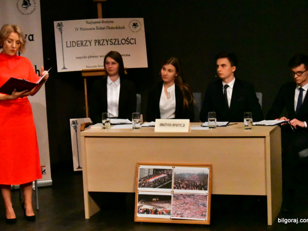 Debaty oksfordzkie w Biłgoraju. W finale zwyciężył ONZ (FOTO)