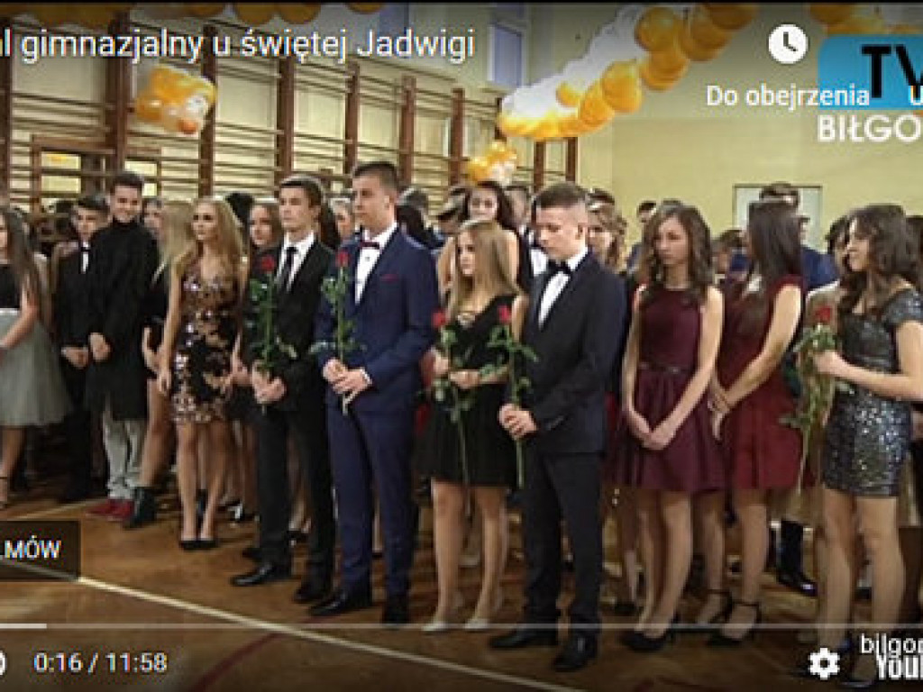 Bal gimnazjalny uczniów św. Jadwigi (FOTO, VIDEO)