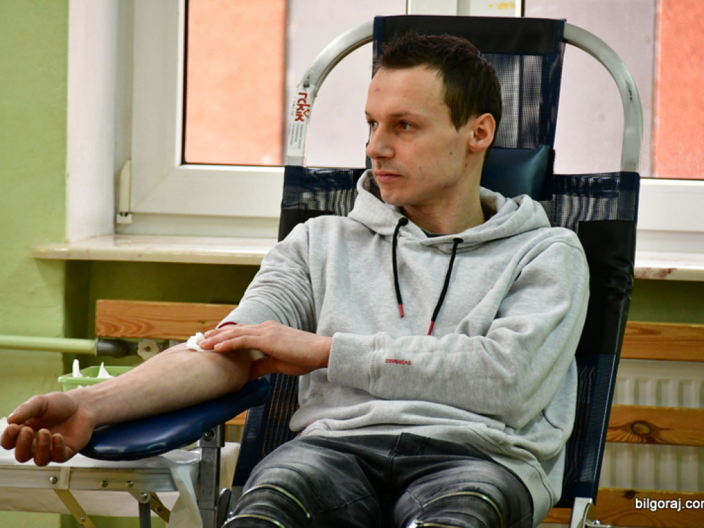 Pobór krwi w Majdanie Starym (FOTO)