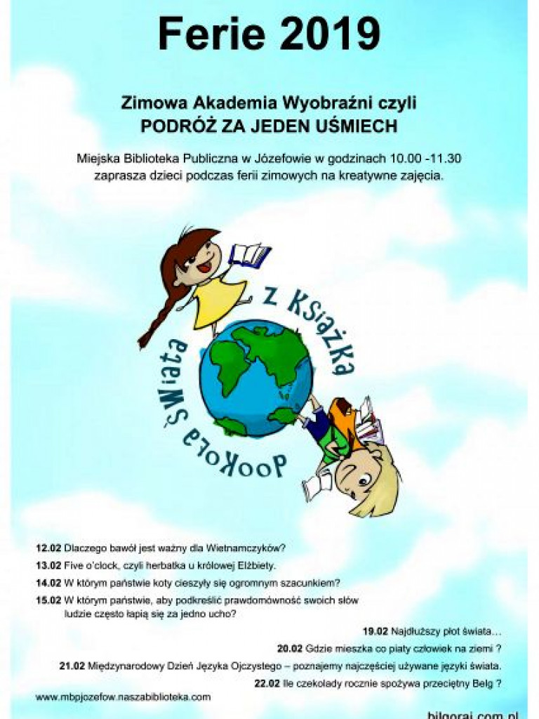Ferie 2019. Czyli gdzie szukać atrakcji dla dzieci?