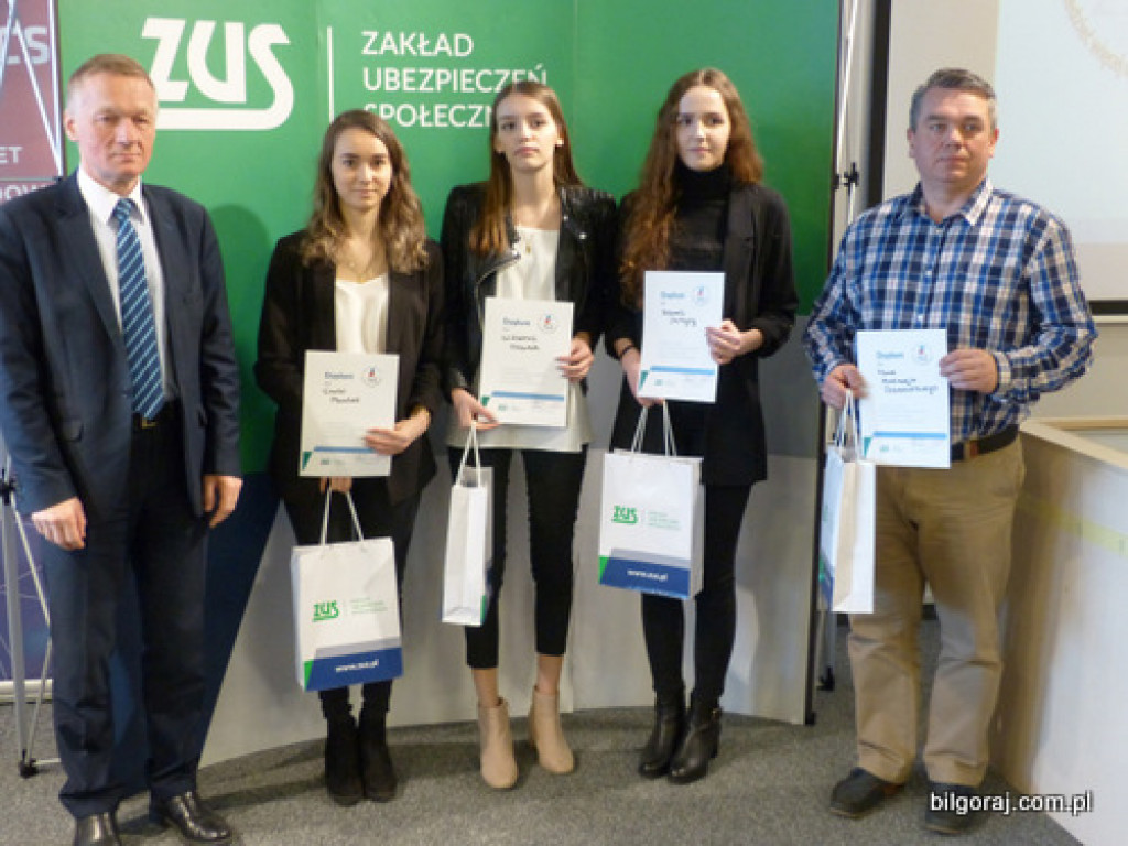 Uczennice z Biłgoraja na podium olimpiady ZUS