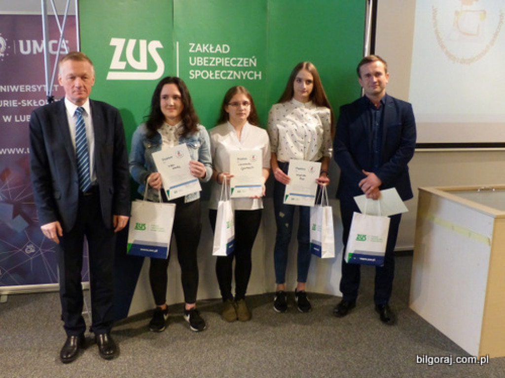 Uczennice z Biłgoraja na podium olimpiady ZUS