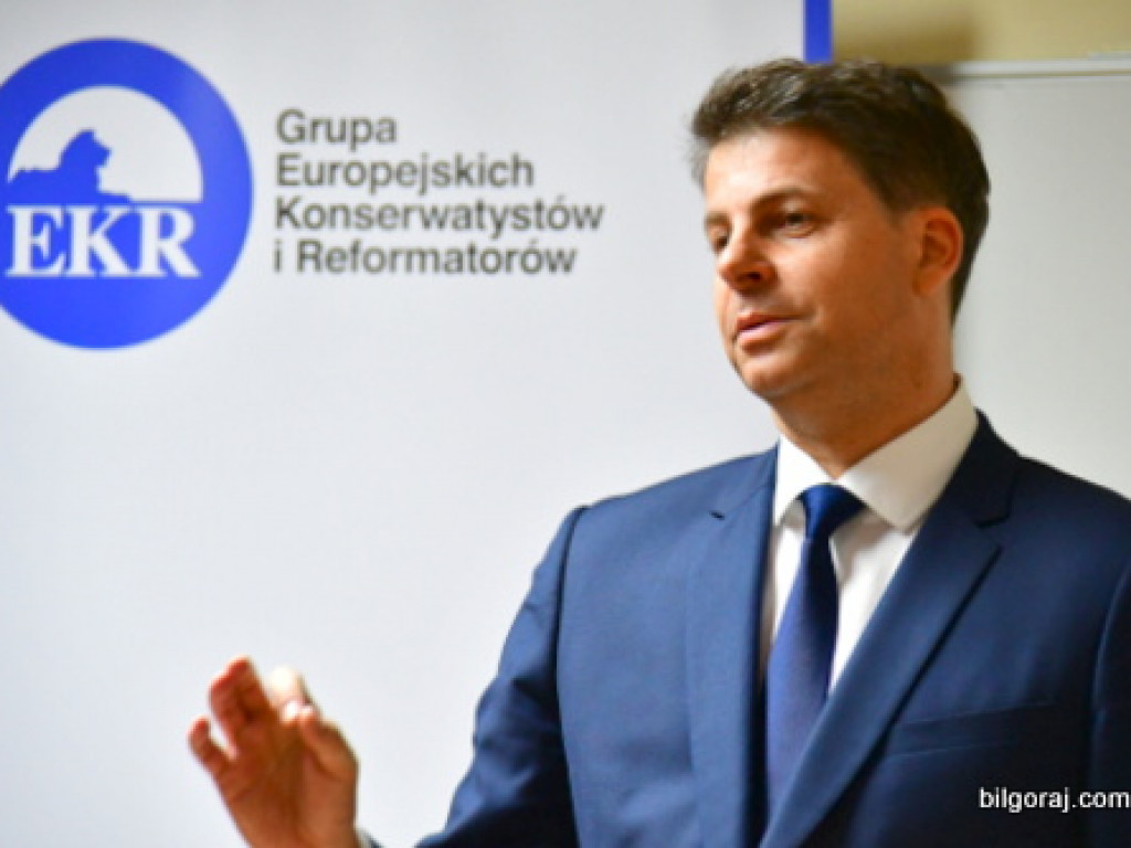 Europoseł Mirosław Piotrowski na spotkaniu w Biłgoraju (FOTO)