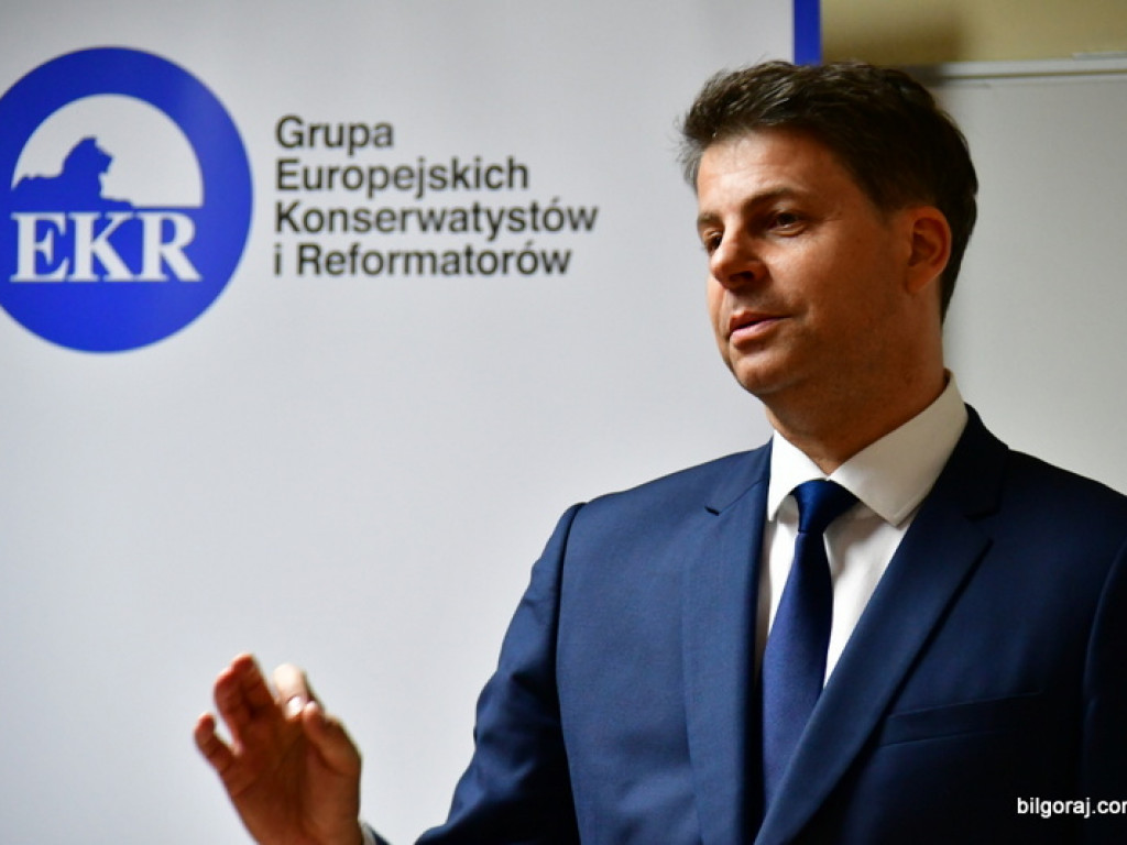 Europoseł Mirosław Piotrowski na spotkaniu w Biłgoraju (FOTO)