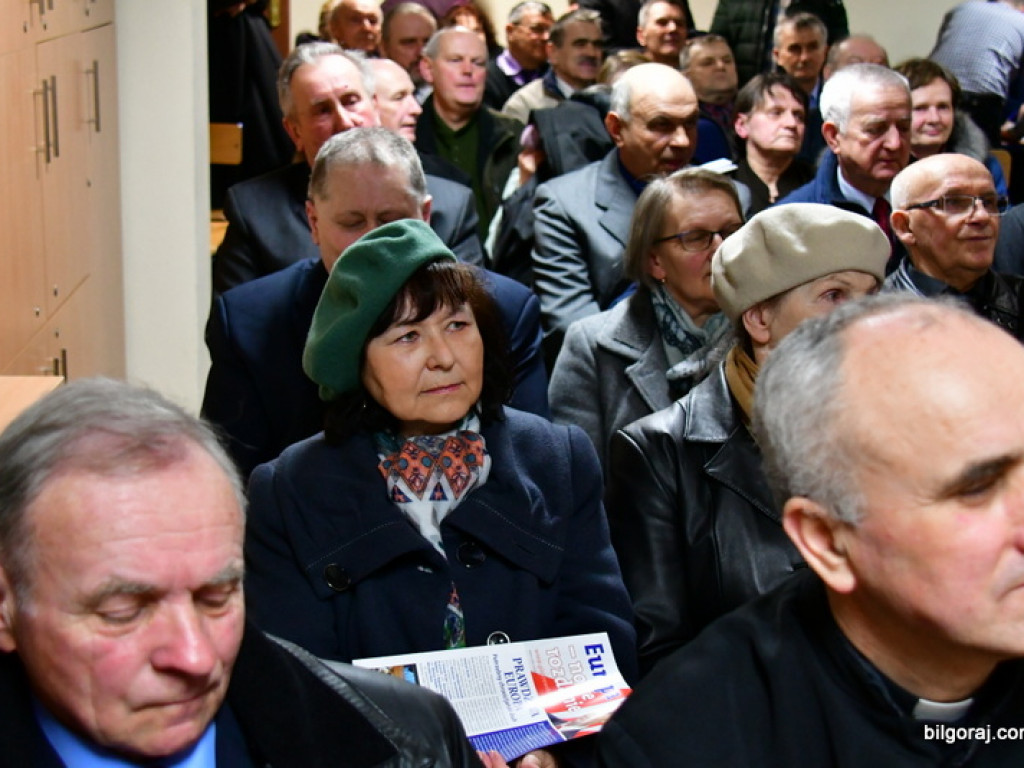 Europoseł Mirosław Piotrowski na spotkaniu w Biłgoraju (FOTO)
