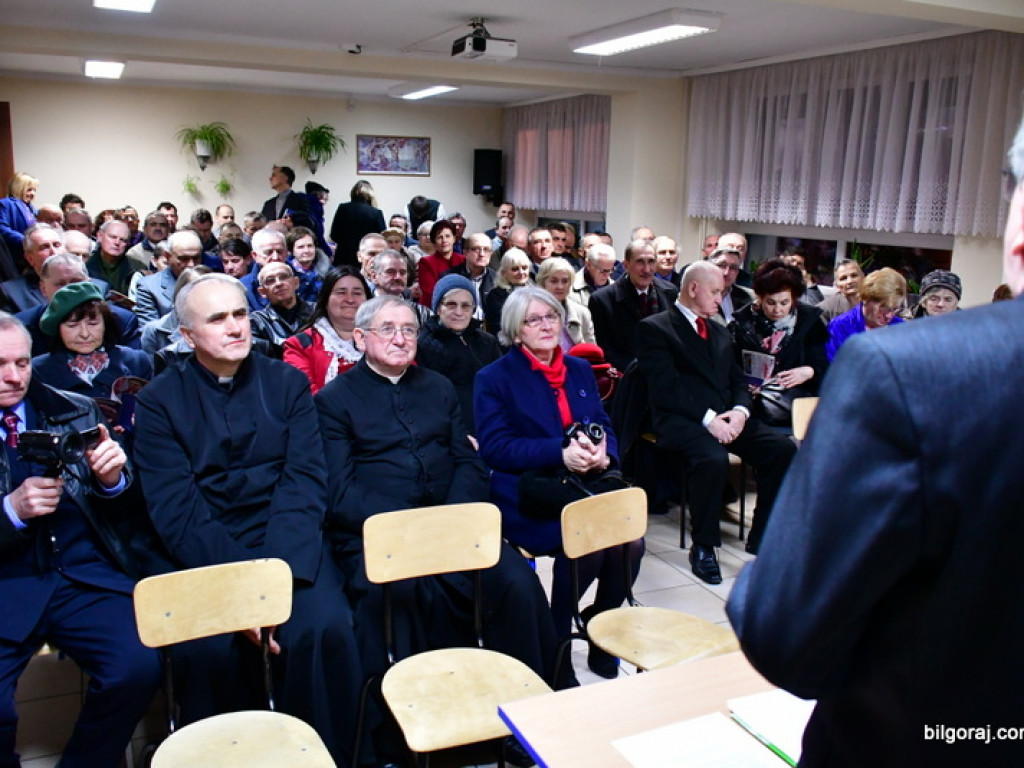 Europoseł Mirosław Piotrowski na spotkaniu w Biłgoraju (FOTO)