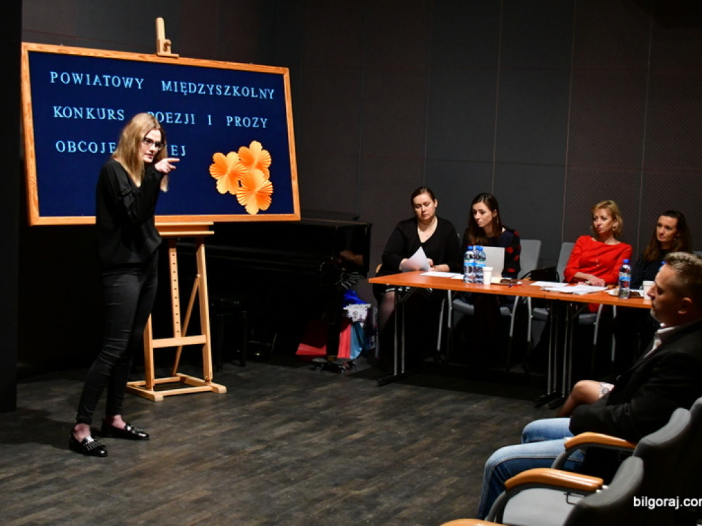 XIII Powiatowy Międzyszkolny Konkurs Poezji i Prozy Obcojęzycznej (FOTO, WYNIKI)