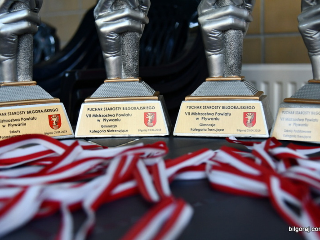 Mistrzostwa Powiatu w Pływaniu o Puchar Starosty Biłgorajskiego (FOTO)