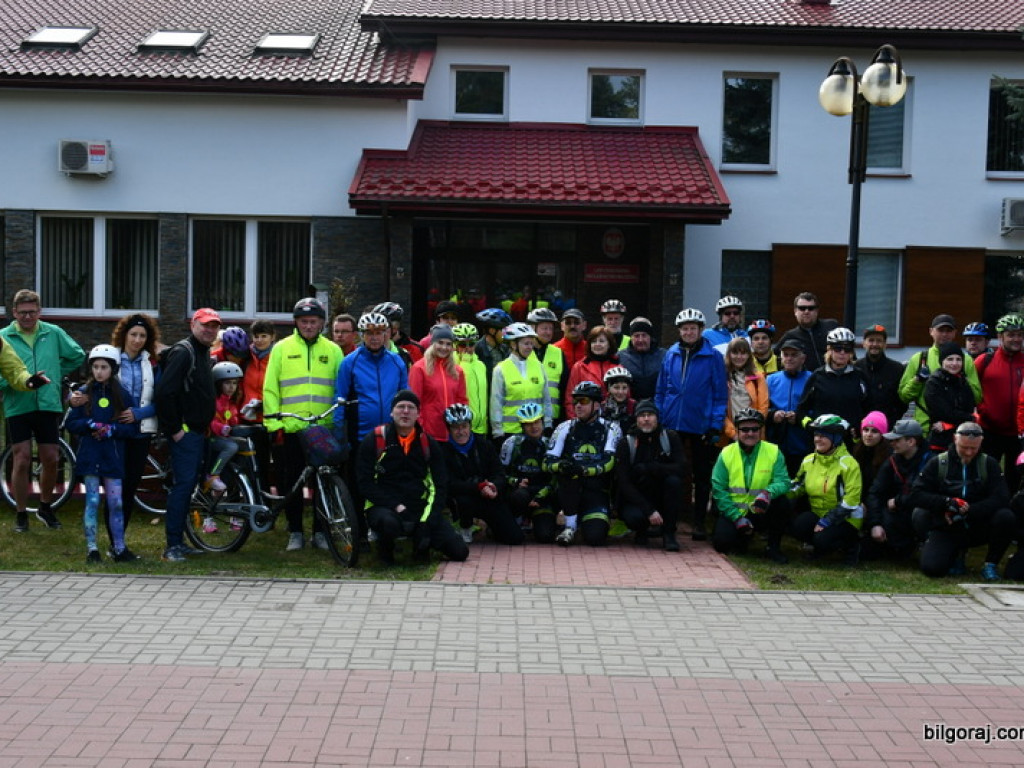 Rajd rowerowy w 100-lecie Nadleśnictwa Biłgoraj (FOTO)